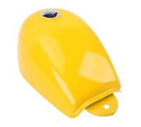 Keenso Réservoir D' de Moto, Réservoir D' Jaune à Structure en Fer avec Valve de Carburant pour Mini Trail Monkey Bike Z50 Z50A Z50J Z50R