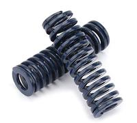 Keenso Résistance à Haute Température de 5 Mm Diamètre Intérieur de Forme Bleue pour la Forme en Plastique, 2pcs de Charge en Acier de Charge 10 Mm Spring pour la Machine de Précision (TL10 * 60 mm)