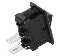 Keenso Réverbération de Commutation à 2 Broches Durable sur le Noir, 20pcs KCD11 Interrupteur à Bascule Acide et Résistance Alcaline pour les Dispositifs Industriels, les Instruments, les Instruments