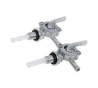 Keenso Robinet à Essence Interrupteur, 2pcs Commutateur de Réservoir de Carburant d'Essence de Gaz Soupage de Moto Robinet de Valve de vvt Générateur