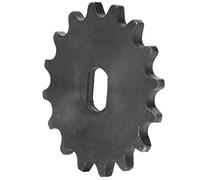 keenso Roue à chaîne 16T, 420 modèle 12X17mm 16T Roue à chaîne engrenage en métal pour Moteur de décélération à Courant continu à Aimant Permanent