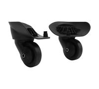 Keenso Roues de Valise à Bagages, 1 Paire Universal Silent Trunk Luggage Wheels Part Part Remplacement pour 47r