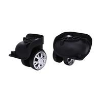 Keenso Roues de Valise de Bagages, Abrasion Proof Abs Abs Silent Shock Absorbant la Petite Valise Rédige de Lacets Pivotants