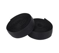 Keenso Ruban de Guidon de Vélo, Poignée Antidérapante en Silicone Respirant EVA pour des Balades Confortables sur Route et en Montagne (BLACK)