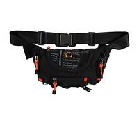 Keenso Sac à Bandoulière de Sport, Plusieurs Poches, Entretien Facile, étanche, Trou pour écouteurs, Tissu en Nylon, Léger, Sac Banane pour Hommes, Grande capacité pour Le Cyclisme en