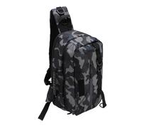 Keenso Sac à Dos de Pêche, Sac de Rangement à épaule de Pêche avec Porte-équipes à Canne pour Extérieur (Grey)