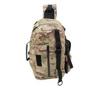 Keenso Sac à Dos de Pêche, Sac de Rangement à épaule de Pêche avec Porte-équipes à Canne pour Extérieur (Kaki)