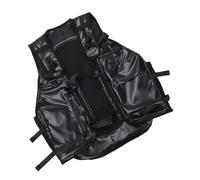 Keenso Sac à Dos de Ski, Gilet de Ski de Snowboard avec Coussin Dorsal en Ruche et 9 Poches de Rangement en Tissu Oxford pour Le, la Randonnée, Les Activités de Plein Air (L)