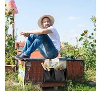 Keenso Sac à Genoux de Jardin Pliable avec Plusieurs Poches de Rangement pour Outils et Accessoires de Jardin, Tissu Oxford 600D Noir (Black)