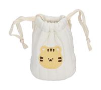 Keenso Sac à Main pour bébé, Tissu en Coton, Belle Fermeture à Cordon, Sac à Main Doux Portable pour Fête de Vacances (Tigre)