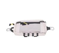 Keenso Sac Banane, Tissu en Maille de Nylon, Sac de Taille à Sangle Réglable, Grande capacité pour Voyager, Cyclisme, Course à Pied (Grey)