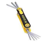 Keenso Sac Compact Portable Star Key Combination Key Chip Set pour les Appareils électroménagers et les Poignées en Plastique D'ingénierie Mécanique