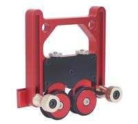 Keenso Saw Saw Double Wheel Inventory/Partage Rouleau pour les Leaders D'alimentation du Travail du Bois Rouleau, Opération Sûre Pour-enthusiaste, Matériau en Alliage en Aluminium