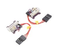 Keenso Servo, 1 Paire de Minuscules Servos Numériques Linéaires ABS Compacts pour Une Connexion Facile avec Connecteur JR pour Drones à Voilure Fixe, Avion Petit Avion RC