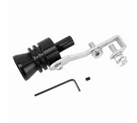 Keenso Sifflet Turbo, Simulateur de Tuyau D'échappement de Silencieux de Sifflet de Son Turbo Noir adapté pour la Voiture
