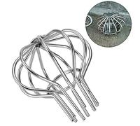 Keenso Siphon de Sol Antiblocage à Grand Déplacement en Acier Inoxydable, Matériau Durable, adapté à une Utilisation Intérieure et Extérieure, 3 Variantes de Tailles Disponibles (50 tubes)