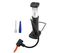 Keenso So Pompe à Vélo, Mini Pompe à Pied de Vélo à Air Portable pour Gonfleur de Plancher Haute Pression (Noir)