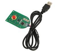 Keenso Soft Dome Keyboard TrackPoint 1M Remplacement du Pointeur D'ordinateur Portable à Capuchon Rouge Détachable pour Les Ordinateurs Portables avec des Touches Tactiles et Une Connexion USB,