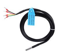 Keenso Sonde Numérique Étanche à la Température du Sol Réponse Rapide Haute stabilité pour l'Agriculture et les Serres Boîtier en Acier Inoxydable (#1)