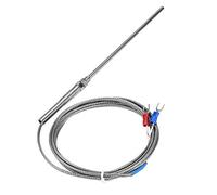 Keenso Sondes de Capteur de Thermocouple, Contrôleur de Température Capteur Thermocouple de Type K Haute Température(2M)