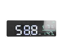 Keenso Sonomètre 3 en 1 avec Haute Précision | Affichage LED, batterie au lithium rechargeable, adapté aux salles de classe, matériau ABS