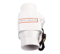 Keenso Souffleur d'air en Ligne, 3 Pouces Inline Marine Cale Air Blower Muet Fort Ventilateur de Ventilation pour Yacht Bateau RV (24V)