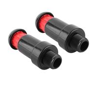 Keenso Soupape D'échappement D'irrigation en Plastique Durable, 2 Soupapes D'admission Automatiques G3/4 Faciles à Utiliser pour Les Systèmes D'irrigation