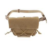 Keenso Soupchage à Goutte Tactique, Pochette D'outils Utilitaires Fanny Pack pour Gilet de Plate-Forme Thoracique (Kaki)