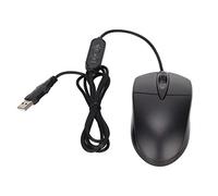 Keenso Souris Filaire 3 Niveaux A Réglable Black 1600DPI Chaufrage de Souris pour Le Système OS X