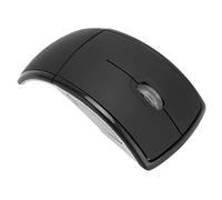 Keenso Souris Pliante sans Fil Portable Compact 2.4g Matte Office Gaming Mouse pour Les Utilisateurs de OS (Black)