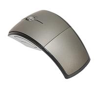 Keenso Souris Pliante sans Fil Portable Compact 2.4g Matte Office Gaming Mouse pour Les Utilisateurs de OS (Grey)