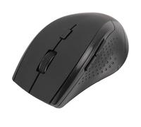 Keenso Souris sans Fil Compacte 2.4 G avec stabilité Durable, Conception Légère pour Ordinateur Portable PC de Bureau, Matériau ABS (Black)