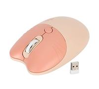 Keenso Souris sans Fil de Chat Mignonne, Souris Silencieuse sans Fil à 2,4 GHz 3 DPI Réglable pour Ordinateur Portable, PC, Ordinateur Portable (Couleur du thé au Lait)