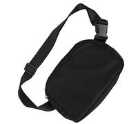 Keenso Sports Fanny Pack, Fanny Pack Sangle Arrière Réglable Multifonctionnel Rangement organisé Compartiment Intérieur Fermeture à Glissière en Nylon pour Femme pour l'extérieur (1