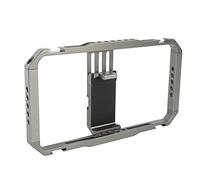 Keenso Stabilisateur Vidéo de Téléphone Portable avec Cage de Caméra en Alliage D'aluminium - Support Réglable pour Téléphones - Idéal pour Filmer en Déplacement