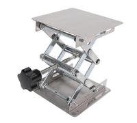 Keenso Stainless Steel Lab Jack Scissor Stand Platform Adjustable Height