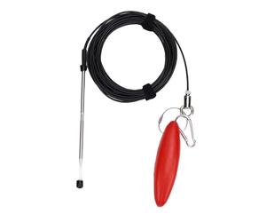 Keenso Stringer de Pêche, 500 LB en Acier Inoxydable, Empêche Les Emmêlements avec Flotteur pour Les Amateurs de Pêche en Plein Air aux Gros Poissons