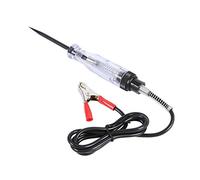 Keenso Stylo de Test Électrique, Testeur de Circuit de Tension Sonde Appareil de Contrôle 6V / 24V pour Les Systèmes de Basse Tension avec la Lumière d'Indicateur