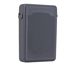 Keenso SuckSust Proof Proof de 3,5 Pouces HDD SSD Box Box Anti-statik Dissertation Organisateur Non Glissant pour Une Utilisation Professionnelle Taille: 16,3 X 11 X, 5 Cm (Gray)
