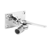 Keenso Support à Cliquet D'antenne VHF en Acier Inoxydable, Base de Fixation Réglable à Double avec Polissage Miroir à Fin, pour Bateau Marin, Filetage de 1 à 14 Pouces