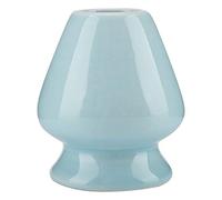 Keenso Support à Fouet Matcha en Céramique Robuste, Conserve la Forme du Chasen, Fonction de Séchage à L'air, Accessoires à thé (BLUE)