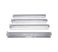 Keenso Support à Tuiles de Mahjong en Acrylique, Bord ondulé | Outil de de carreaux pour les soirées de jeu, construction transparente de 1/8 po, insert coulissant sans couture,