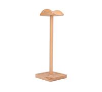 Keenso Support de casque en bois ergonomique pour bureau à domicile, studio, étagère d'exposition, applicable pour finition en bois de hêtre, 31,9 x 10,9 cm
