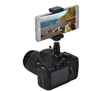 Keenso Support de Clamp/Holder D'adaptateur de Trépied de Téléphone Robuste pour en Métal Léger Noir 2,56 * 1,57 * 0,98 Pouces