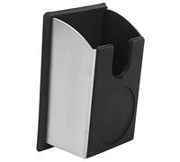 Keenso Support de Doseur de café, Support de Station D'arrêt de Moulin à café Durable pour Magasins et Restaurants, Acier Inoxydable + Silicone (BLACK)