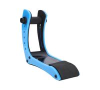 Keenso Support de Guitare électrique, Acrylique avec Pinces Latérales Flexibles et Système de Verrouillage à Brancher à 6 Positions Réglables pour Guitares électriques de 35 à 55 Mm (BLUE)