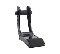 Keenso Support de Guitare électrique, Acrylique avec Pinces Latérales Flexibles et Système de Verrouillage à Brancher à 6 Positions Réglables pour Guitares électriques de 35 à 55 Mm (BLACK)