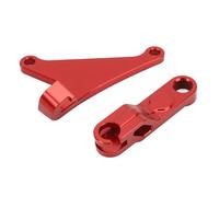 Keenso Support de Levier D'extension de Bras D'embrayage, Réduit la Force D'embrayage de 37% Augmente la Zone de Friction de 60% avec Alliage D'aluminium pour Tenere 700 XTZ700 (rouge)