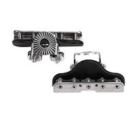 Keenso Support de Lumière de Capot en Acier Inoxydable, Support de Barre Lumineuse LED Rotatif à 360 °, étanche IP68 pour Véhicules Tout-terrain Camion SUV avec Pince en Acier