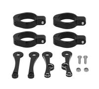 Keenso Support de Phare de Moto, Pince de Montage de Lampe Avant en Aluminium CNC pour Tube de Fourche de 1,5 Pouces et 1,6 Pouces
